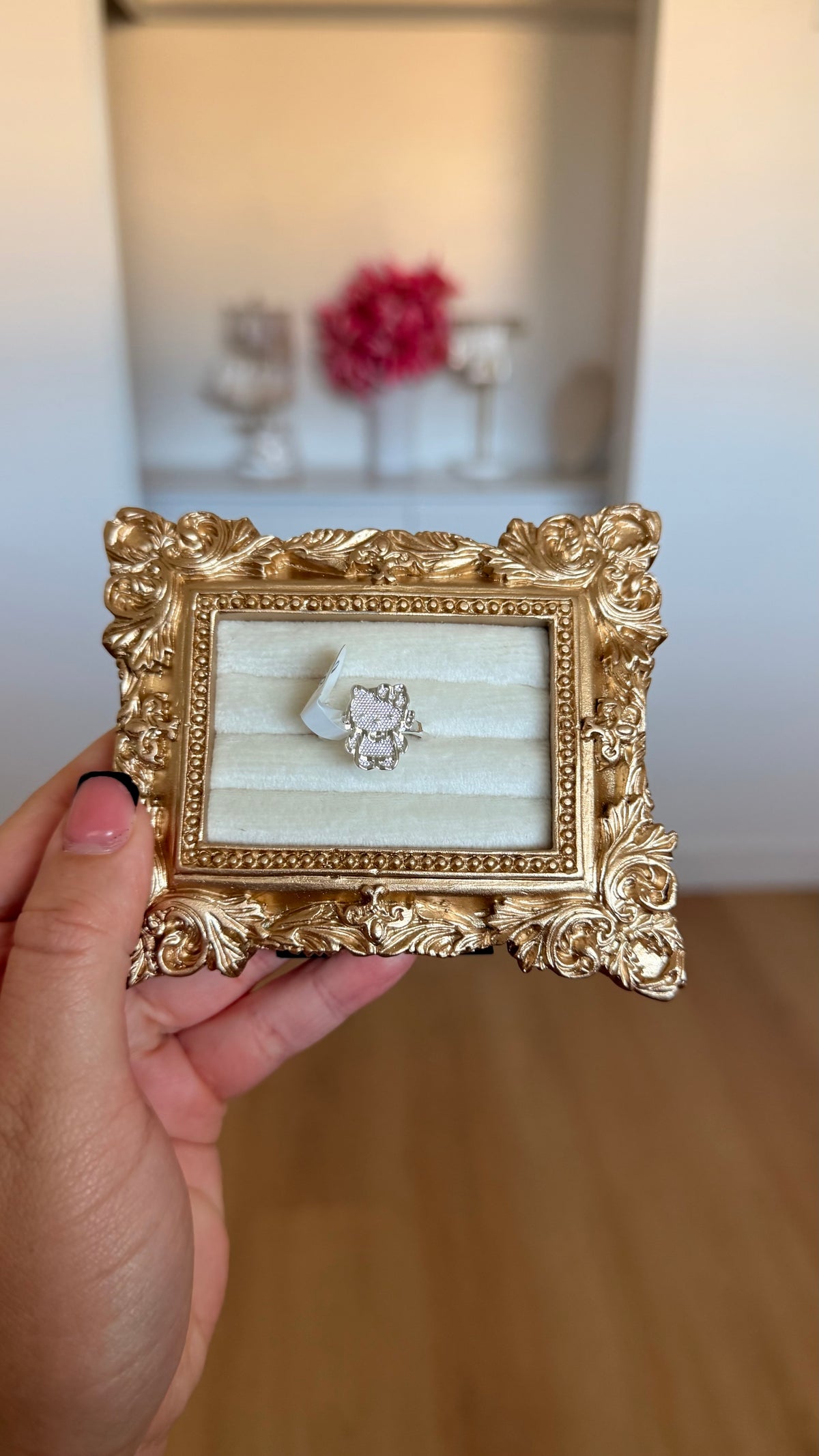 Hk Silver Ring