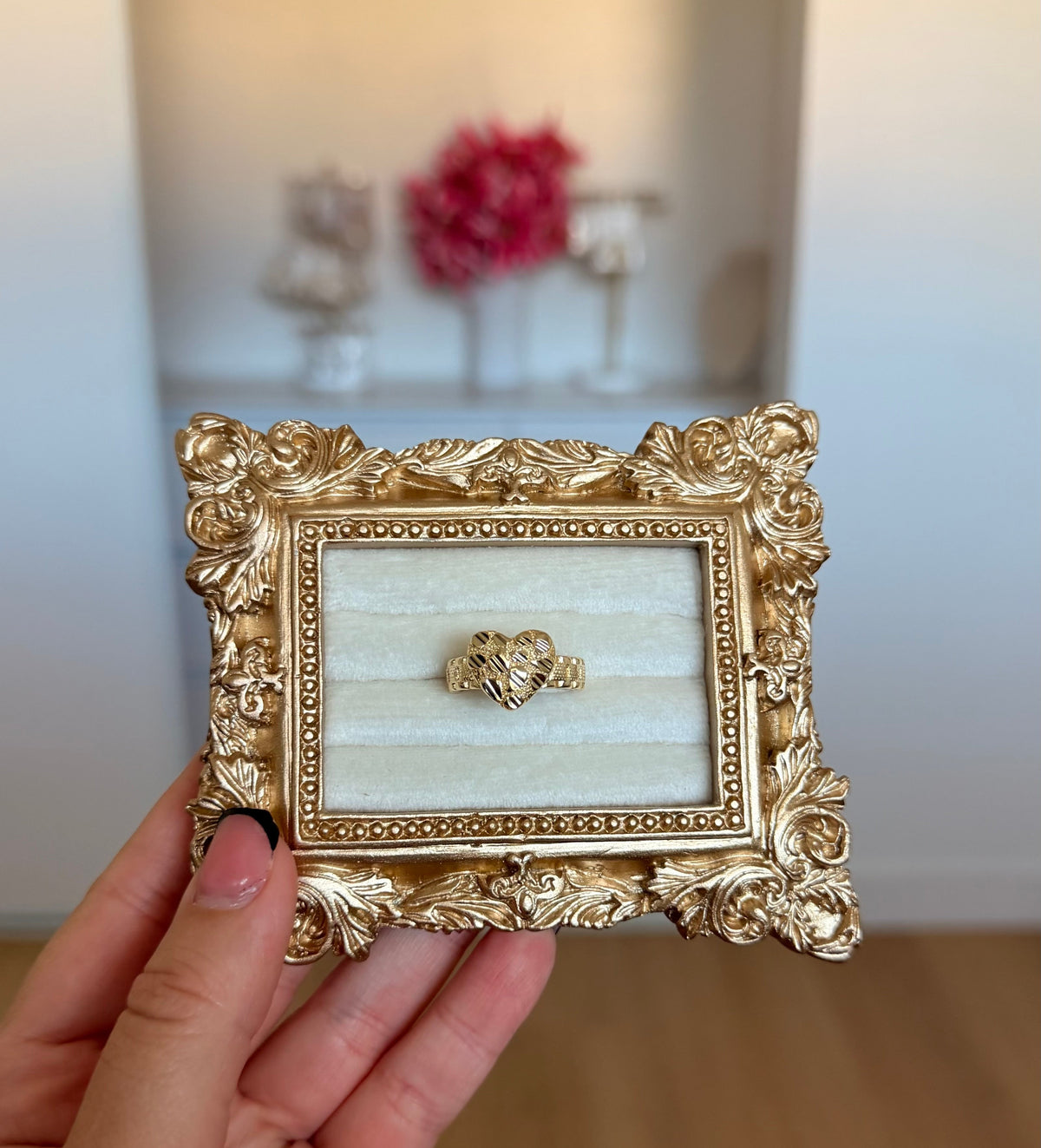 Rolex Heart Nugget Ring