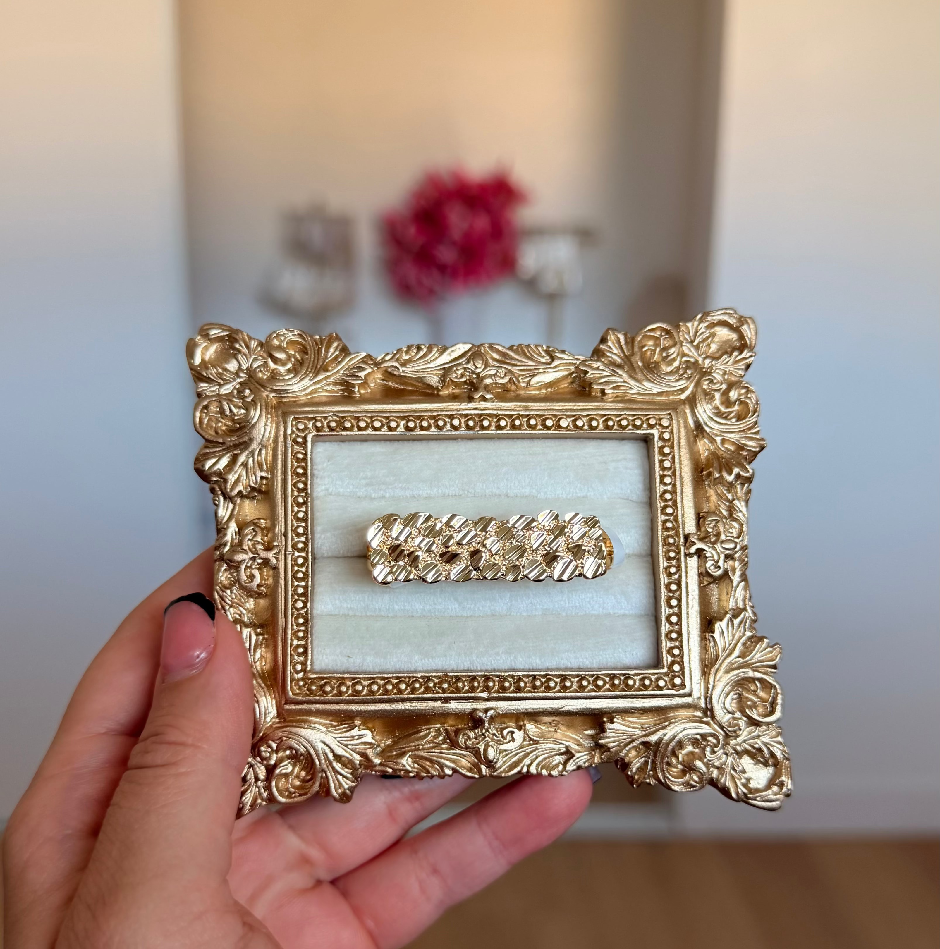 Two Finger Nugget Ring