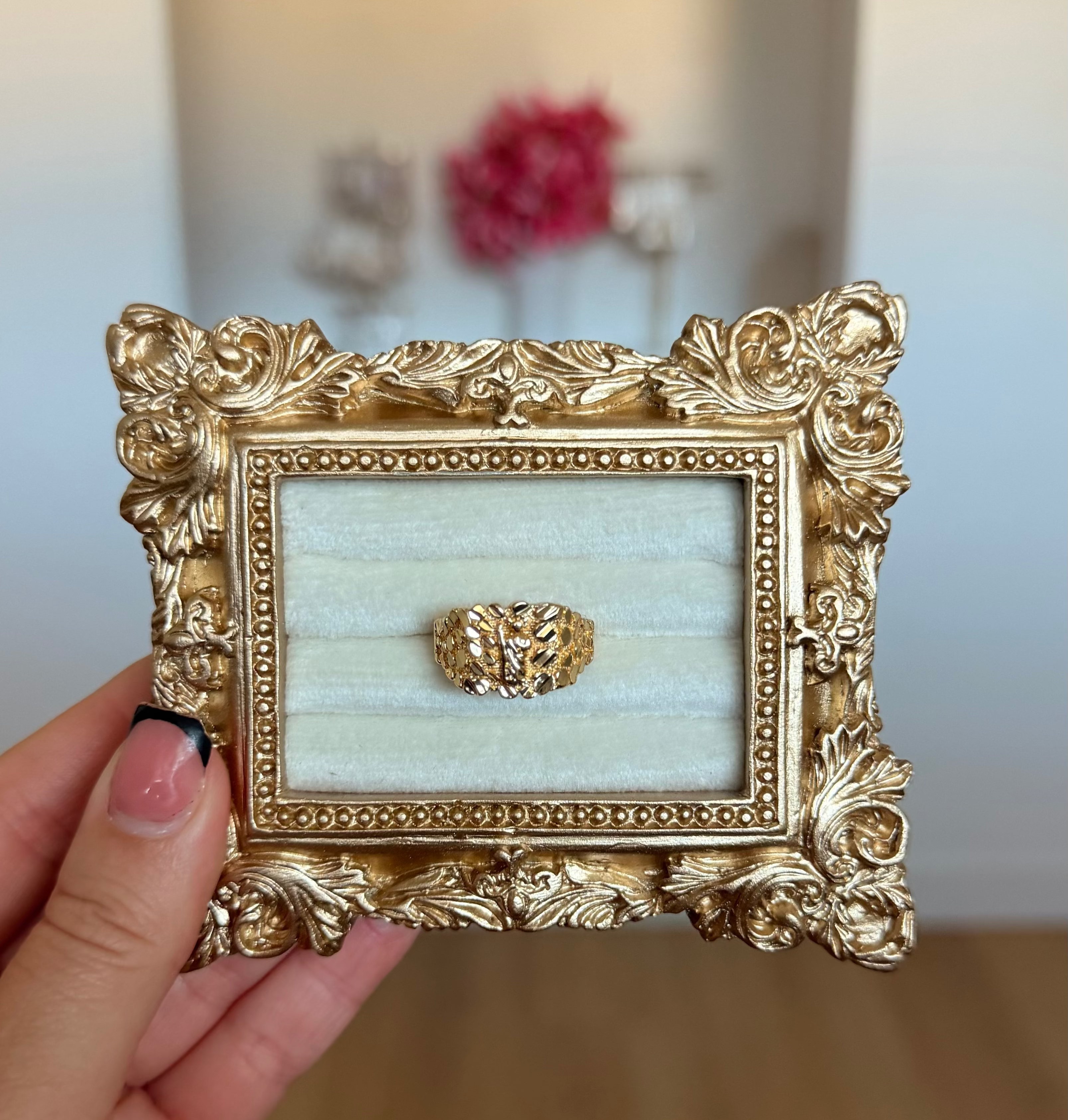 San Judas Nugget Ring